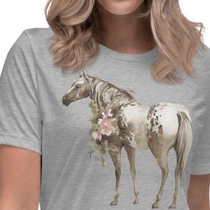 Horse Floral Shirt, Horse Lover Gift, Horse Rider Gift, Horse Owner Gift, Equestrian, Horseback Riding, Horse Lover, Graphic Tee