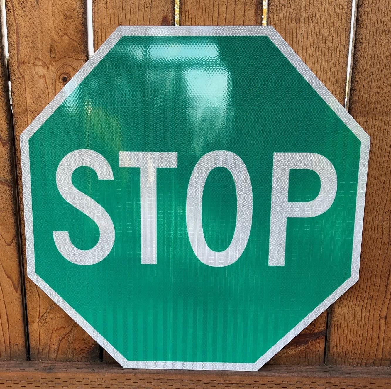 STOP アルミサイン 24