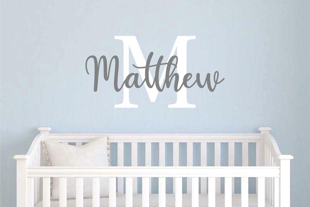 Personalized Wall Decal Boy Name - Boys Wall - Sticker - Kid's ...