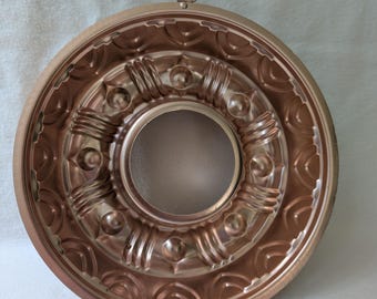 Molde de cobre vintage para gelatina - 4 tazas