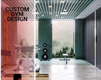 Gym Design Service | 3D Rendering & Layout Customization | Digital Interior Planning for Remodel Projects