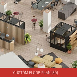Custom 3D Floor Plan Design, Commercial & Residential Interior Design