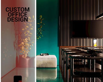 Office Interior Design Service | 3D Rendering, Workspace Layout & Build-Ready Plans for Renovations