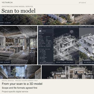 Scan to 3D Model | Custom Architectural Modelling from Point Cloud or LiDAR