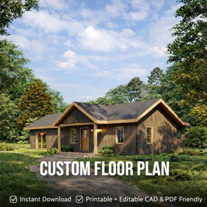 Custom House Floor Plan Service | 2D Layouts, Elevations, Sections, 3D Views & Free CAD Files