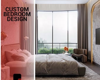 Bedroom Interior Design Service | 3D Rendering, Custom Layout & Build-Ready Drawings for Remodels