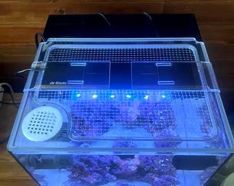 Hello Reef 15 Mesh Solid Frame Polycarbonate Aquarium Lid