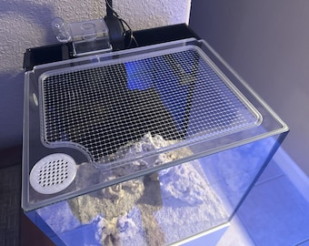 Innovative Marine 15 |14|20|30L|40|50 AIO Mesh Solid Frame Polycarbonate Aquarium Lid