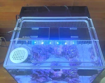 Hello Reef 15 Mesh Solid Frame Polycarbonate Aquarium Lid