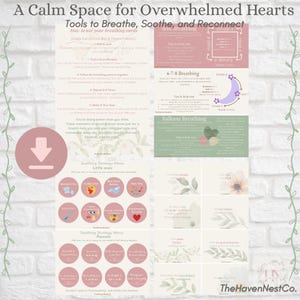 Calm Corner Kit für Eltern & Kinder | Printable Achtsamkeit, Beruhigende Techniken, Emotionale Unterstützung | Digitaler Download | Sanfte Kindererziehung