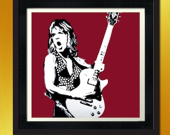 RANDY RHOADS - Limitowana edycja wydruku artystycznego