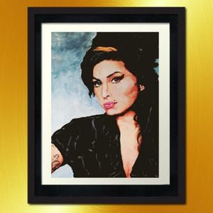 AMY WINEHOUSE - Limited edition signed art print