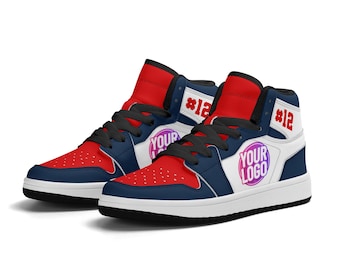 Custom New England Inspired Shoes | Personalized Sneakers with Your Logo, Name & More | Unisex and Kids