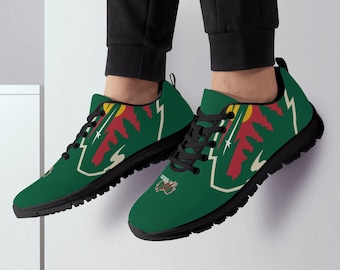 Minnesota Wild Fan Unofficial Running Shoes, sneakers White Sole Unisex