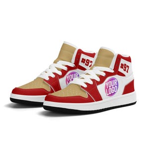 Benutzerdefinierte San Francisco inspirierte Schuhe | Personalisierte Sneakers mit Ihrem Logo, Namen & mehr | Unisex und Kinder