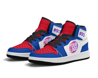 Columbus Blue Jackets Fan Unofficial High-top Shoes  display picture 2