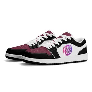 Aangepaste op Cleveland geïnspireerde lage schoenen | Gepersonaliseerde sneakers met logo en ontwerp | Uniseks en kinderen