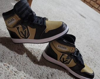 Vegas Golden Knights Fan Unofficial High-top Shoes, sneakers, trainers Unisex