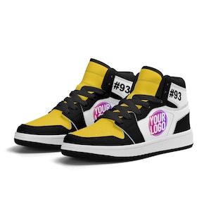 Custom Pittsburgh Inspired Shoes | Personalized Sneakers with Your Logo, Name & More | Unisex and Kids