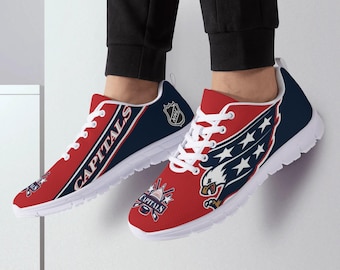 Washington Capitals Fan Unofficial Running Shoes, sneakers White Sole Unisex