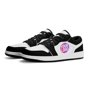 Custom Brooklyn Inspired Low-Top Shoes | Personalized Sneakers with Logo Name and Design | Unisex and Kids