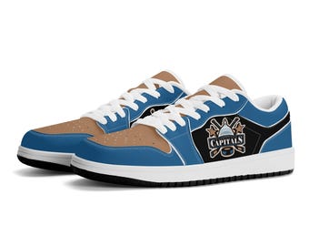 Vintage-Inspired Washington Capitals Low-Top Sneakers