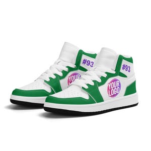 Custom Boston Inspired Shoes | Personalized Sneakers with Logo Name and Design | Unisex and Kids
