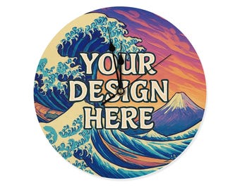 Reloj de pared de PVC personalizado de 25 a 40 cm, redondo y sin marco, para el hogar o la oficina, moderno y decorativo, sin escala.