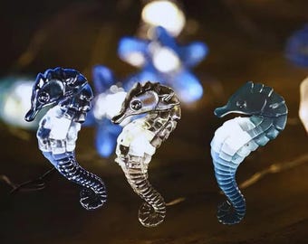 Luci LED fatate dell'oceano / Decorazione luminosa per feste / Decorazione luminosa a LED / Festa di compleanno, anniversario, matrimonio / Lampada decorativa per camera da letto con luce calda