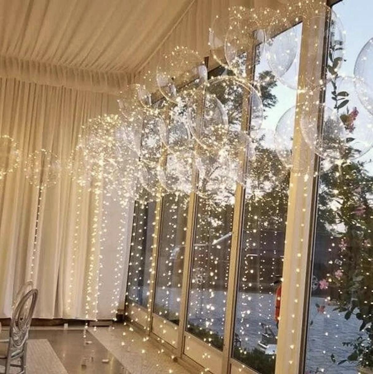 Elegant Wedding Reception Party LED Balloon Luminous Party Wedding Supplies  Decoration Transparent Bubble Decoration Birthday Party Wedding LED Balloons  String Lights Gift 2026 - AU $15.69, image size:1216x1218
