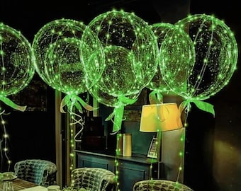 Palloncini LED verdi da 20 pollici / Decorazioni per la festa di San Patrizio