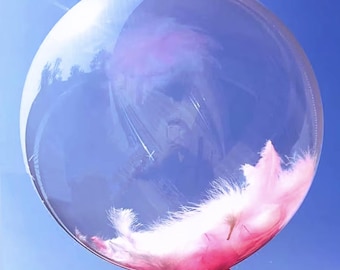 Set di palloncini Bobo trasparenti / Decorazione fai da te per feste, palloncini riempibili