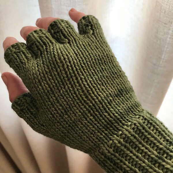 Hand Knitted Bamboo Gloves