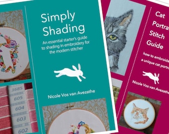 Cat Portrait Stitch Guide & Simply Shading e-book deal