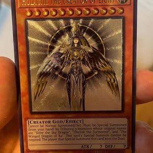 Holactie the Creator of Light Ultimate Rare Orica TCG Yugioh