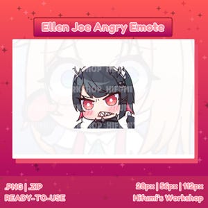 Ellen Joe ZZZ Zen Zoneless Zero Emote - zzz emotes, discord emote, genshin emote, hoyoverse Twitch, Stream, gaming, cute, girl, anime, shark