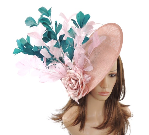 Teal Green Calpurnia Fascinator Hat 