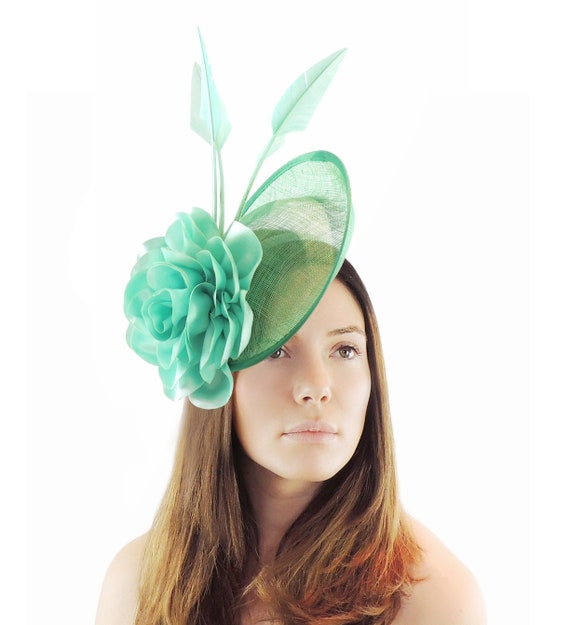 Ladies green wedding hotsell hats