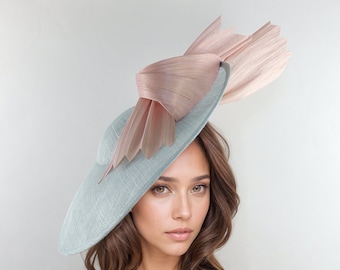 Paris Hand-Made Large Brim Ruffle Organza Hat – Elegant Fascinator for Derby Paris Ruffle Organza Hat | Elegant Women main image 3