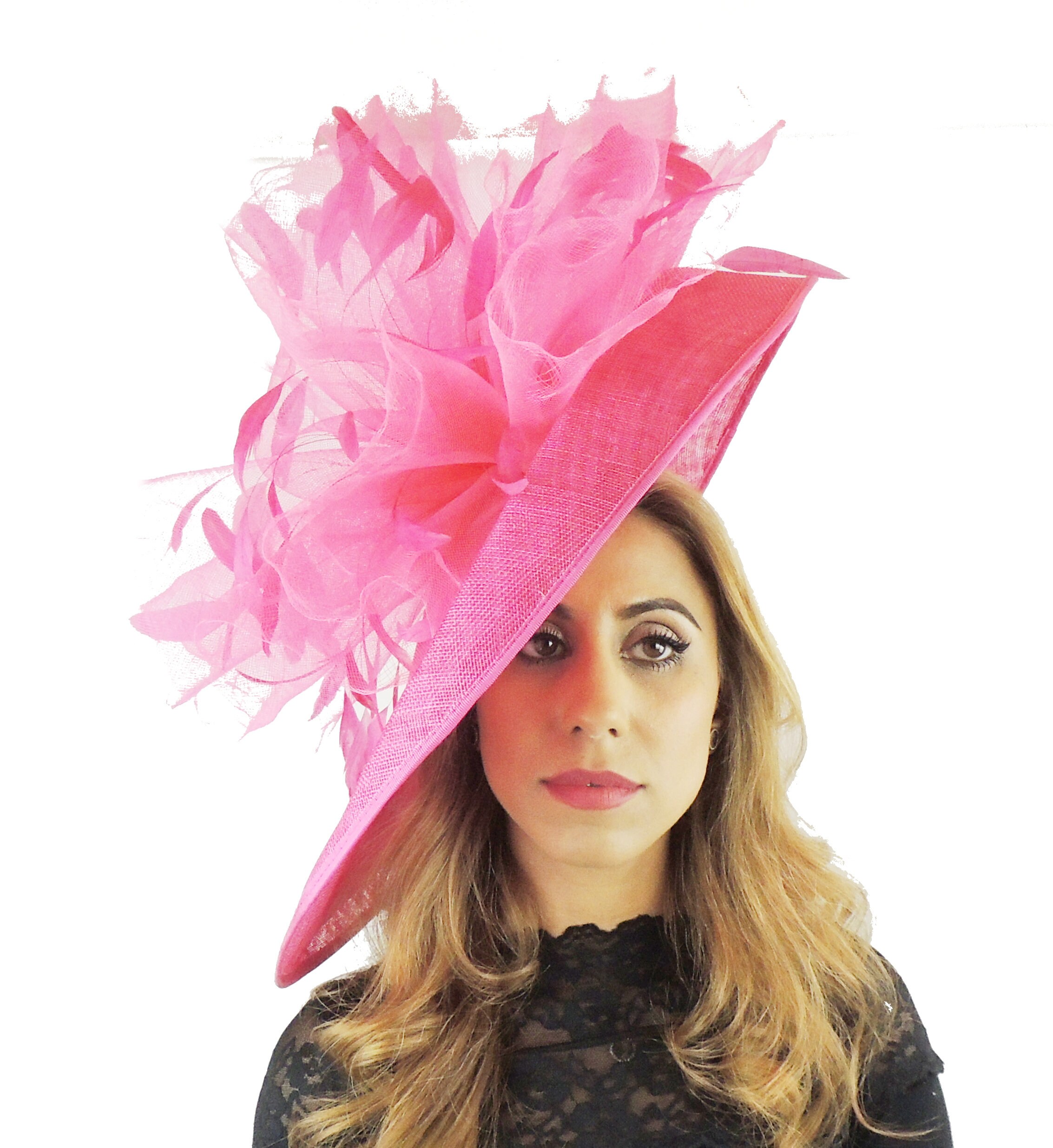 Mundhoo Fuchsia Pink Fascinator 