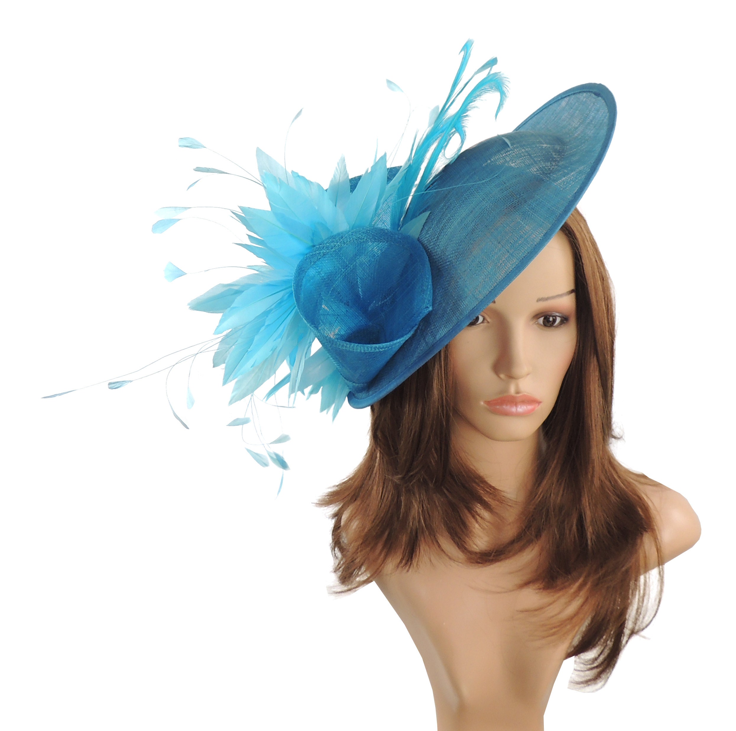Adonis Turquoise Fascinator Hat for 