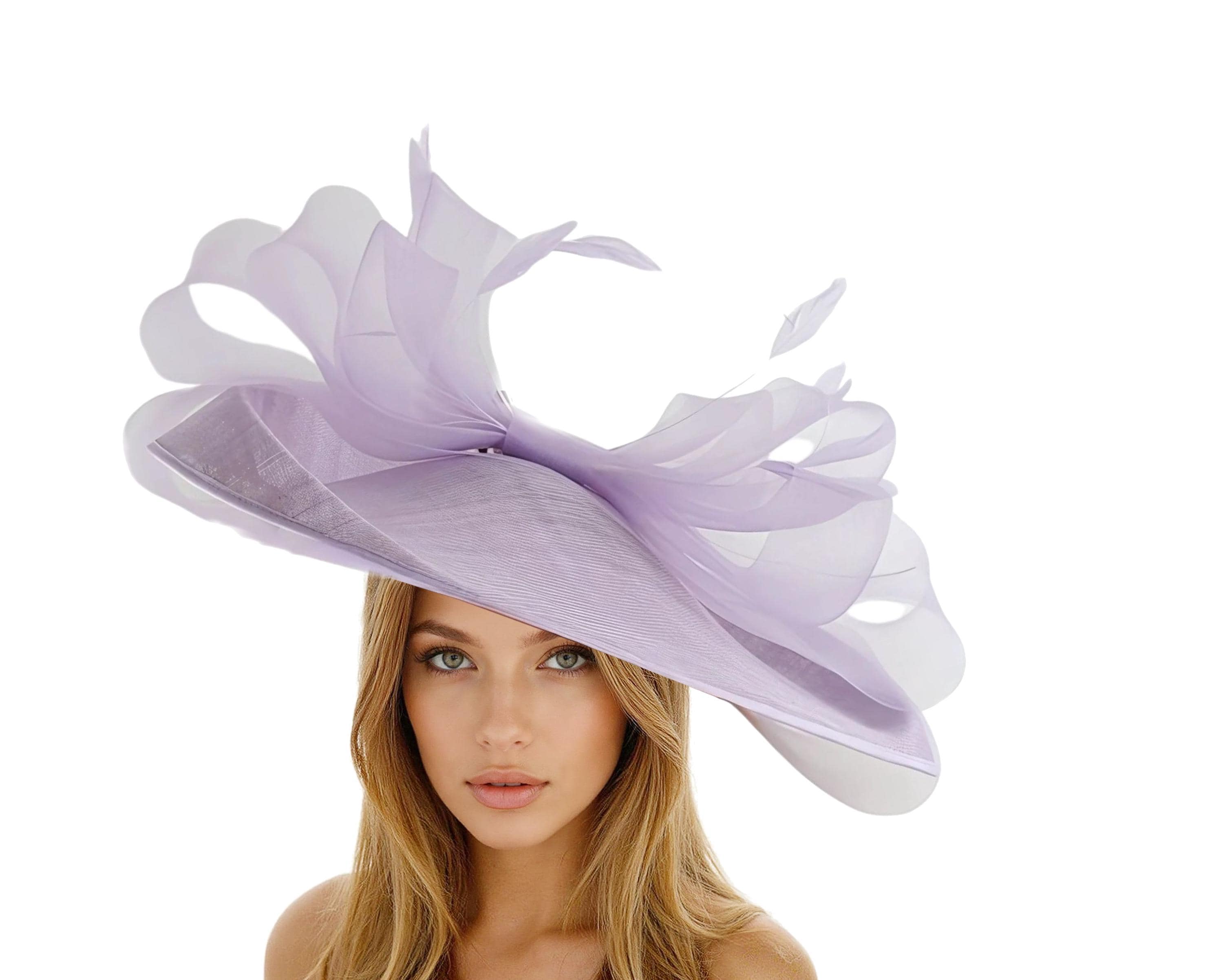Cream Ivory off White Statement Hatinator Kentucky Derby Fascinator ...