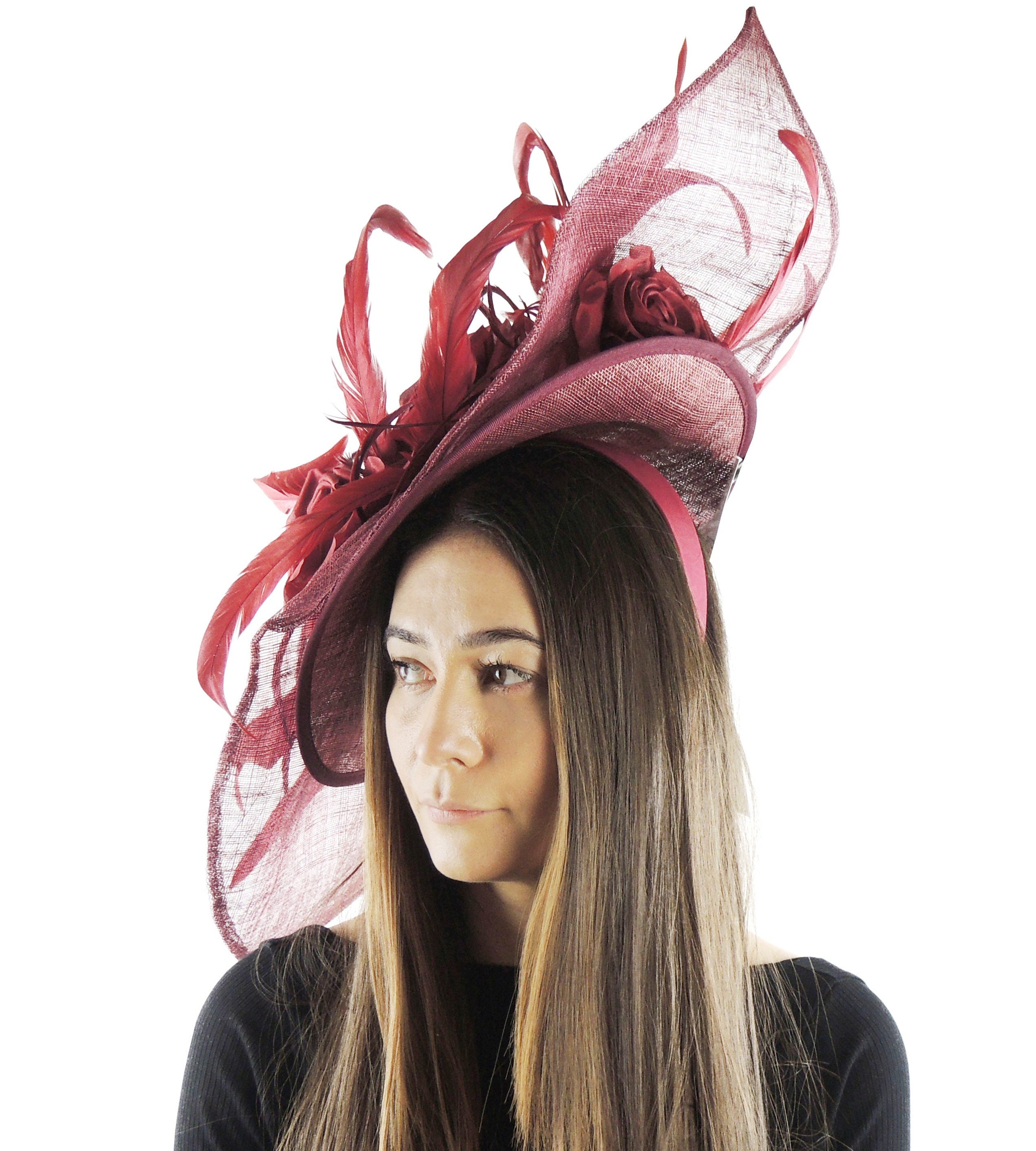 Grand chapeau de fascinateur bourguignon pour mariages - Etsy France