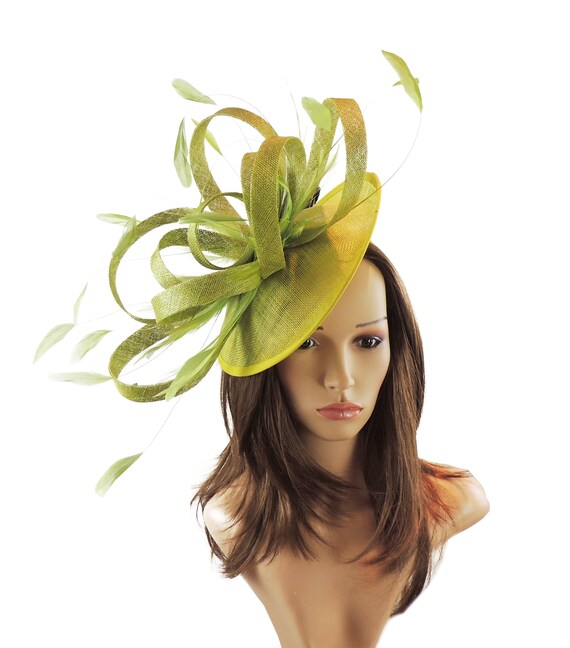 Ladies green wedding hotsell hats