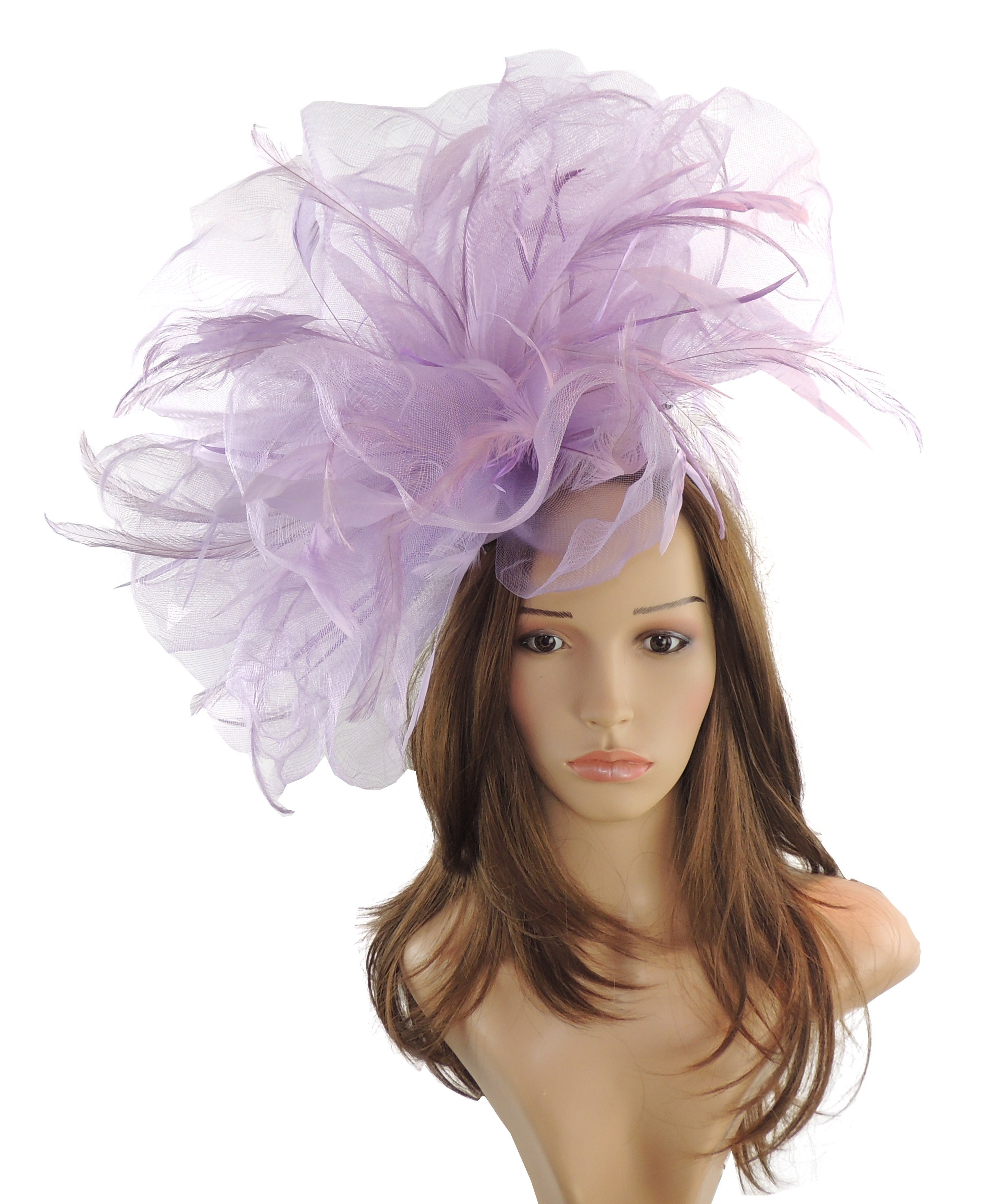 Lilac Nadya Fascinator Hat for Weddings Kentucky Derby With Etsy