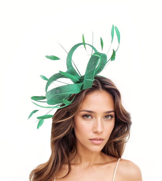 Fascinator Hats for Women Pillbox Cap con fiore Feather Mesh velo e fermaglio per capelli Cocktail Tea Party copricapo copricapo  200000297