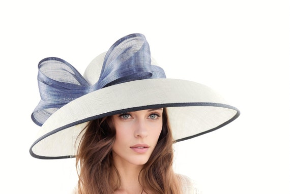 Navy and white sales ladies hats
