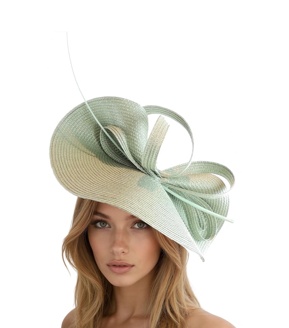 Fnfmrfmr Copricapo da donna in rete con piume, velo, cappello derby da cocktail, tea party, retrò, accessori, 4, Taglia unica