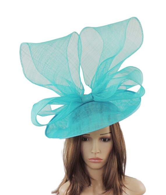 Turquoise Golden Plover Fascinator Hat 