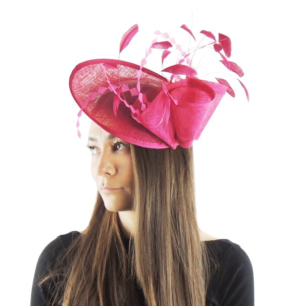 Galina Fuchsia Pink Fascinator Hat for 